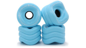 Shark Wheels Longboard Wheels 72mm, Ice Blue