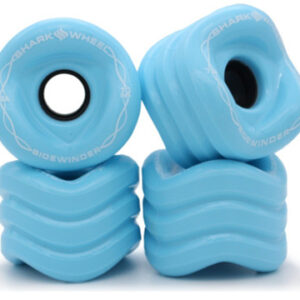 Shark Wheels Longboard Wheels 72mm, Ice Blue