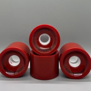Solid Crimson Wheels 70mm