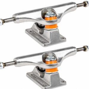 Independent Mid Polished Inverted Kingpin Skateboard Trucks | Set of 2