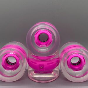 Pink Light Up Wheels 70mm