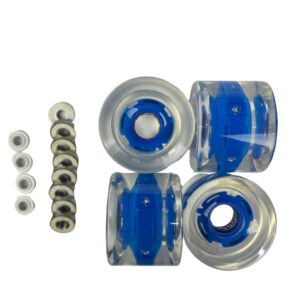 Ghost LED Longboard Wheels – Clear Blue (70mm/78a)