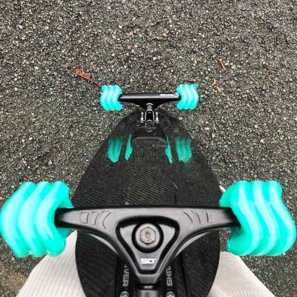 SharkWheels Longboard Wheel 72mm Turquoise