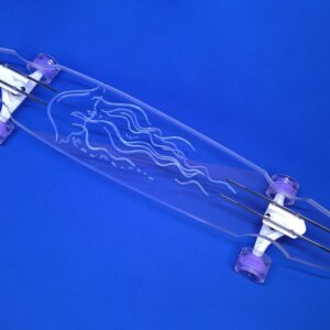 40″ Wheel Cut Jellyfish Resin Longboard
