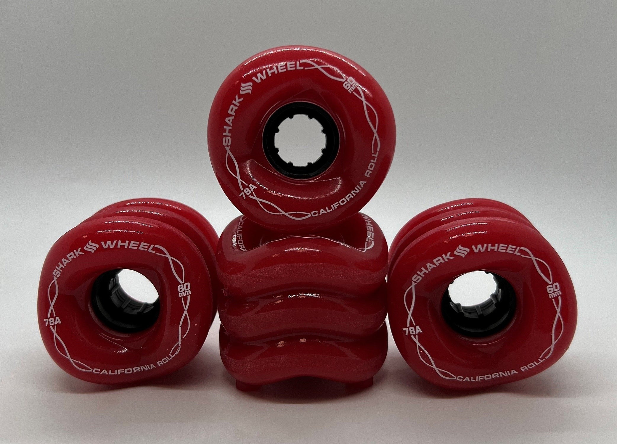 Red Shark Wheels 60mm