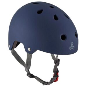 Triple Eight Certified Matte Blue Helmet