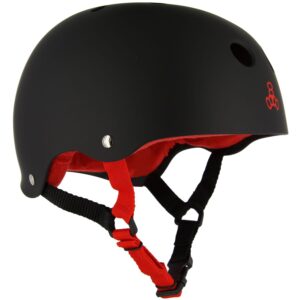 Triple eight matte black with red inside M, L, XXL
