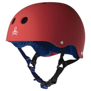 Triple 8 Classic Sweatsaver Skateboard Helmet – Red/Blue M, L, XL