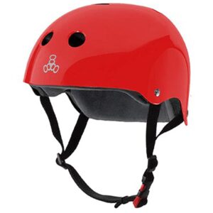 Triple Eight Certified Glossy Red Helmet