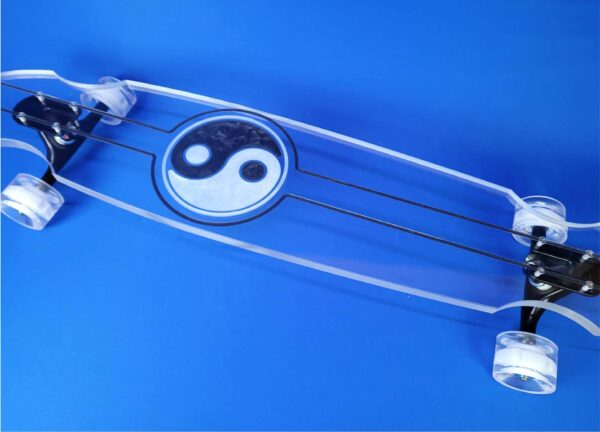 yin yang resin ghost longboard