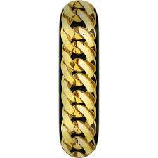 Plan B Chain Gold 8.25″ Skate Deck