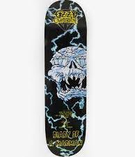 Diamond Supply Co. X Ozzy Osbourne Skateboard Deck Mad Lightning Black 8.25″