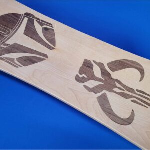39″ Wood Mandalorian Longboard