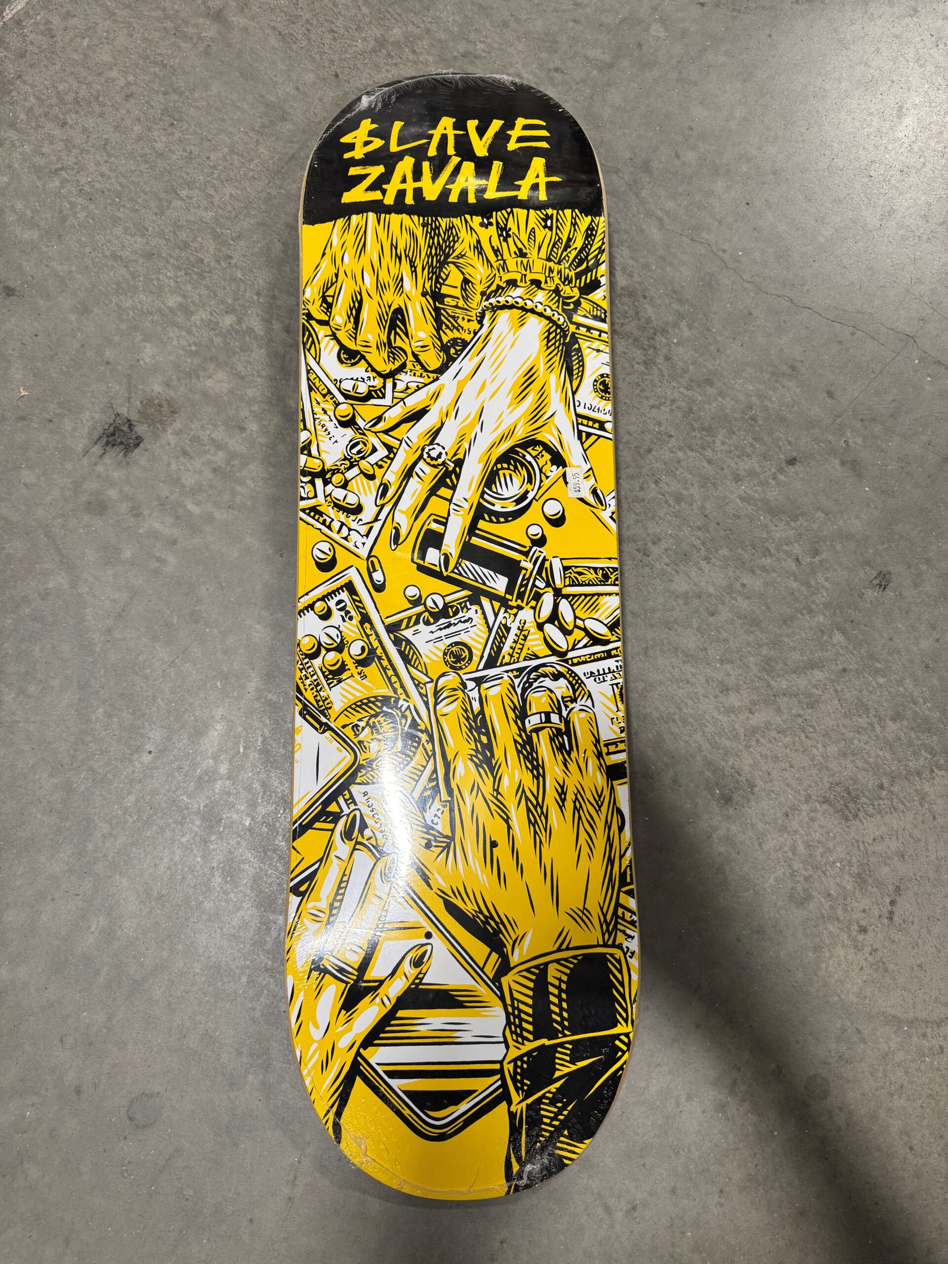 slave zavala skateboard deck