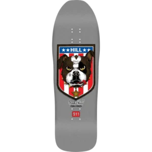 Powell Peralta Hill Bulldog Skate Deck 10″ Gray
