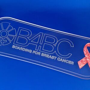 B4BC Resin Logo Longboard