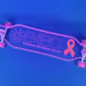 B4BC Logo Resin LED Longboard