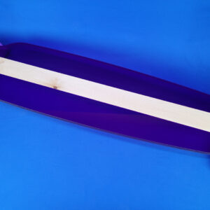48″ Purple Dancer Woody Longboard with Maple Inlay