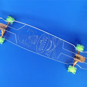NEW – Custom Ghost Logo Skull Longboard