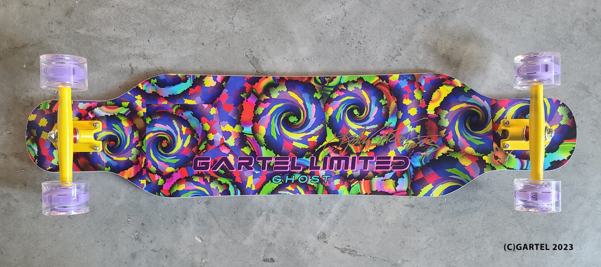 Laurence Gartel Limited Art Skateboard number 2/5