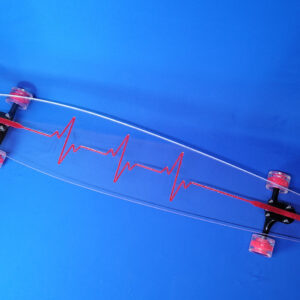 48″ Pintail Heartbeat Resin Longboard, Closeout