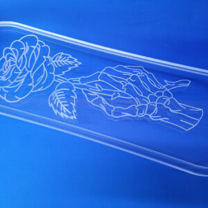 40″ Platypus Skeleton Rose Longboard, Closeout