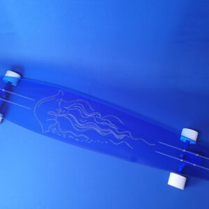 48″ Pintail Jellyfish in blue acrylic, Closeout