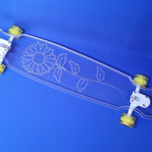 40″ Wheel Cut Sunflower Longboard, Closeout