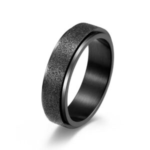 Fidget Ring – Sparkly Spinner (6mm/8mm)