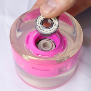 Ghost LED Longboard Wheels – Clear Pink (70mm/78a)