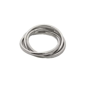 Fidget Ring – Triple Stainless Band