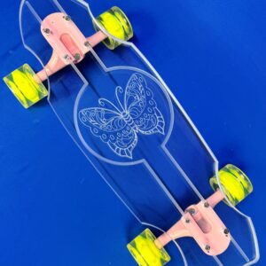 24″ Baby Ghost Butterfly Penny Board