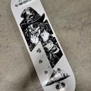 Mystery Dan Murphy Hall of Fame White 8.25″ Skate Deck
