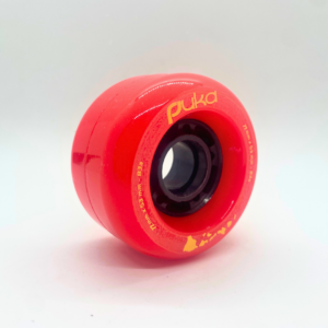 Puka Red Skate/Longboard Wheels 72x53mm 83A (Set of 4)