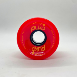 Puka Red Skate/Longboard Wheels 62x51mm 78A (Set of 4)