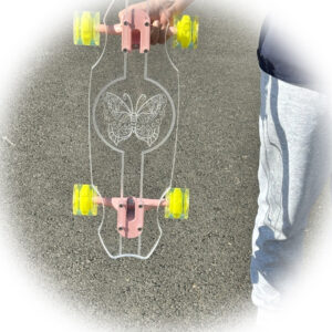 24″ Baby Ghost Butterfly Penny Board