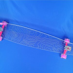 48″ Pintail Topographic Longboard, Closeout