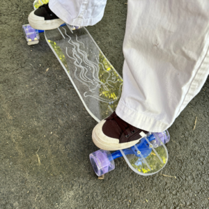 33″ Skinny Ghost Jellyfish Penny board