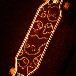 Electric LED Ghost Custom longboard