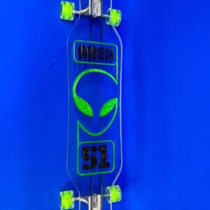 Complete Area 51 Resin Alien Longboard