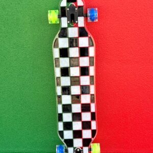 Vans Checkered Custom Longboard Dancing