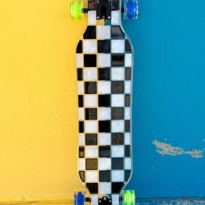 Checkered chess 2024 resin longboard