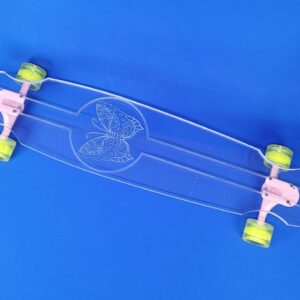 40″ Wheel Cut Butterfly Longboard, Closeout