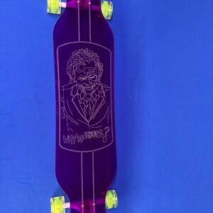 Joker Folie à Deux Clear Custom Longboard