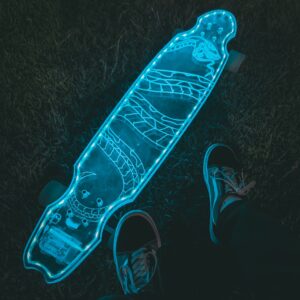 LED Viper Acrylic longboard