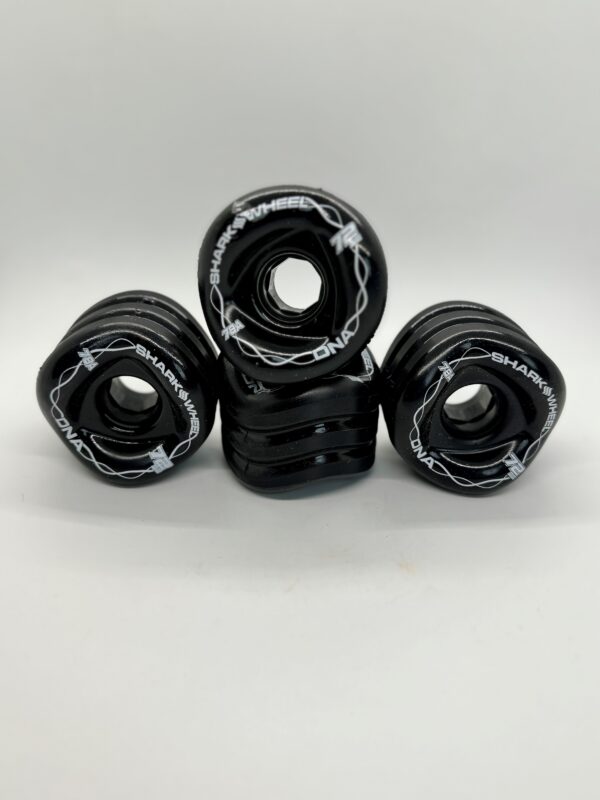 sharkwheels longboard wheels black beginner