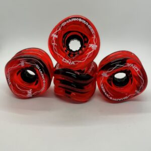 Shark Wheels Longboard 72mm, Transparent Red