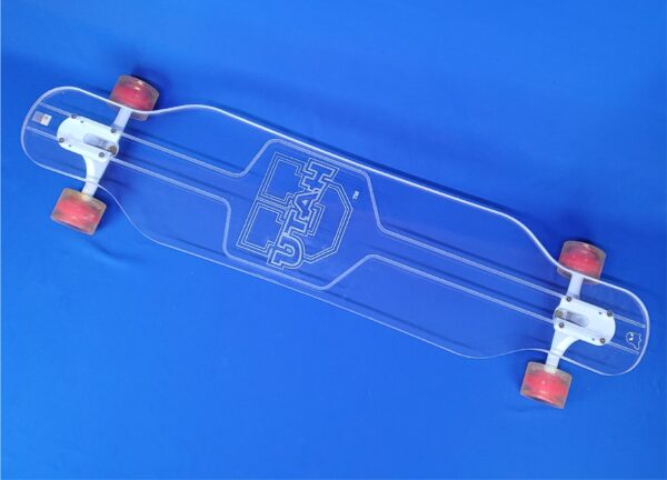 Utah Utes football Custom Acrylic Longboard, Closeout