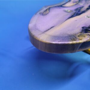 30″ Wheel Cut Purple and Gold Resin Board, Closeout