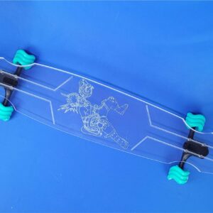 40″ Wheel Cut Custom Bakugo Katsuki board, Closeout
